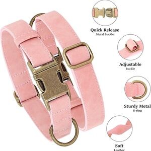 Didog Soft PU Leather Dog Collar - Small